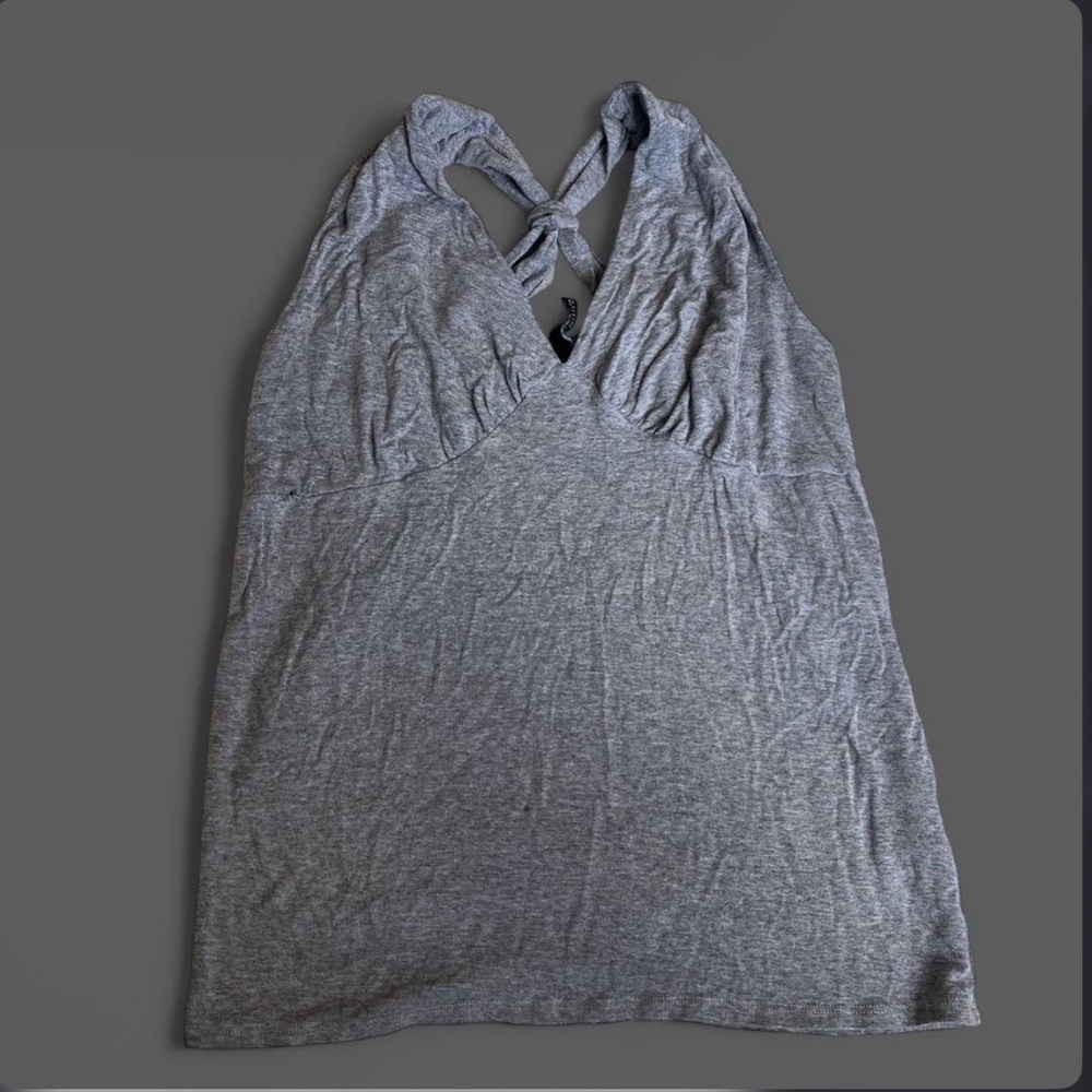 grey mixit halter top 🌪️✨